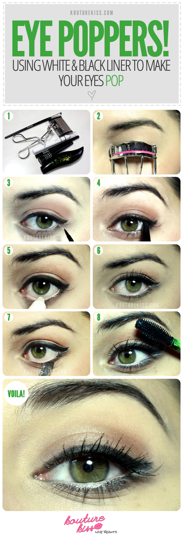 Creative Makeup Tutorials: Make Your Eyes Bigger