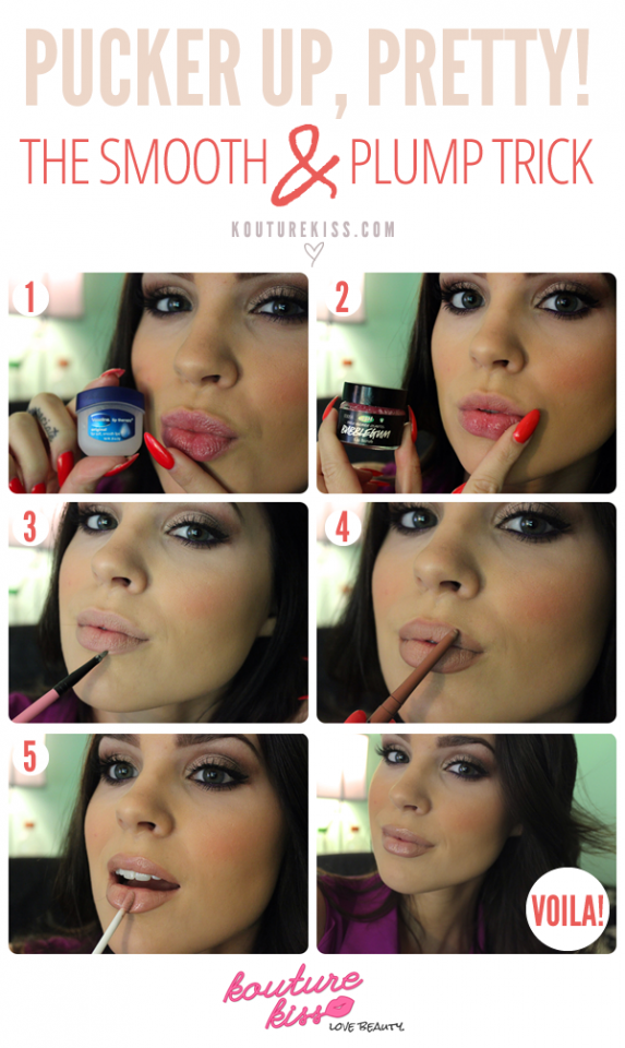 Creative Makeup Tutorials: Plump Tricks