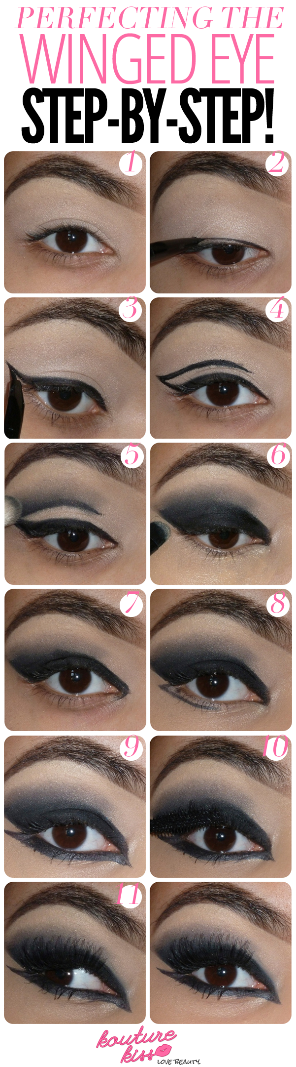 Creative Makeup Tutorials: The Winged Eye