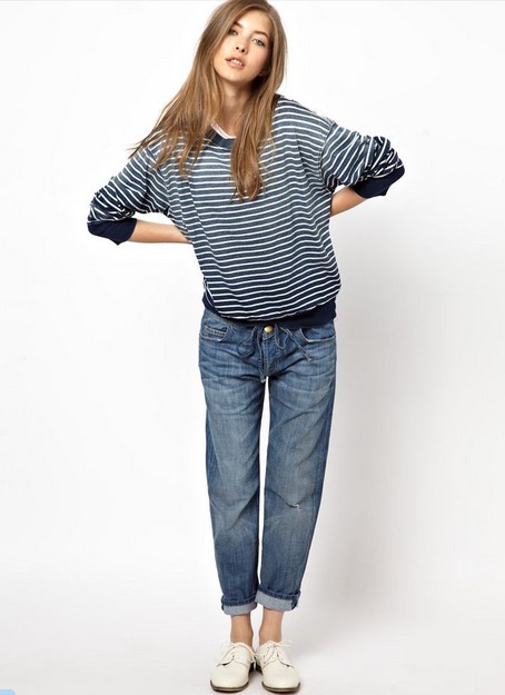 9 Ways to Wear Sweatshirts + Boyfriend Jeans Trend for Spring 2022 ...