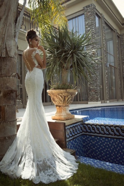 Fabulously Unique Wedding Dresses by Galia Lahav’s Collection 2014, the amazing back interest fishtail dress