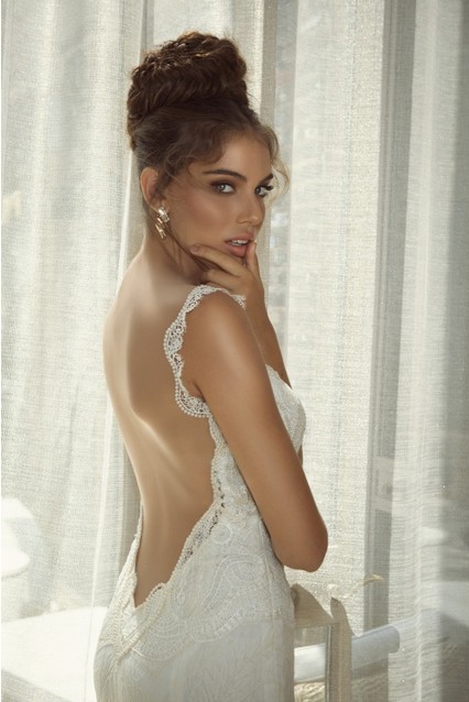 Fabulously Unique Wedding Dresses by Galia Lahav’s Collection 2014, the amazing back interest fishtail embroidered dress