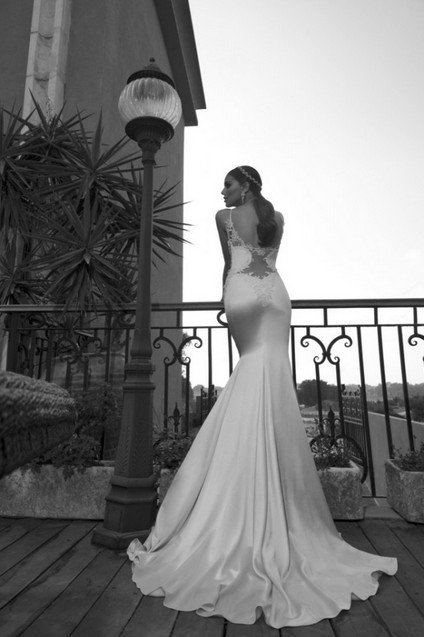 Fabulously Unique Wedding Dresses by Galia Lahav’s Collection 2014, the amazing back interest satin dress