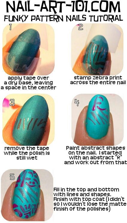 Fashionable Pattern Nail Art