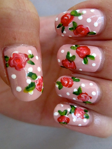 Flowers and Dots