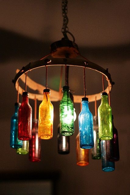 Glassed Bottles for Lamps
