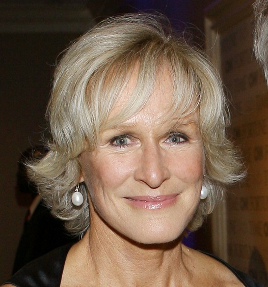 Glenn Close Short Bob Haircut for Women Over 50