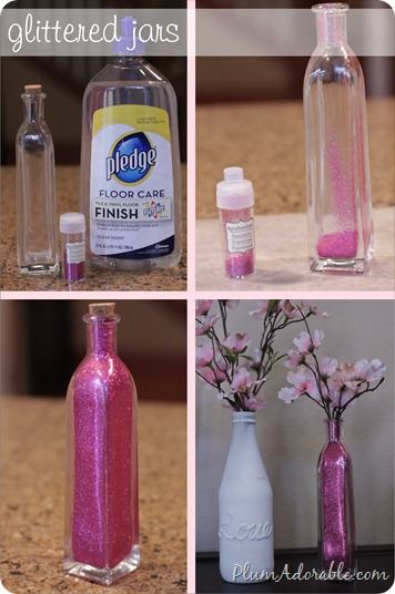 Glittered Bottles