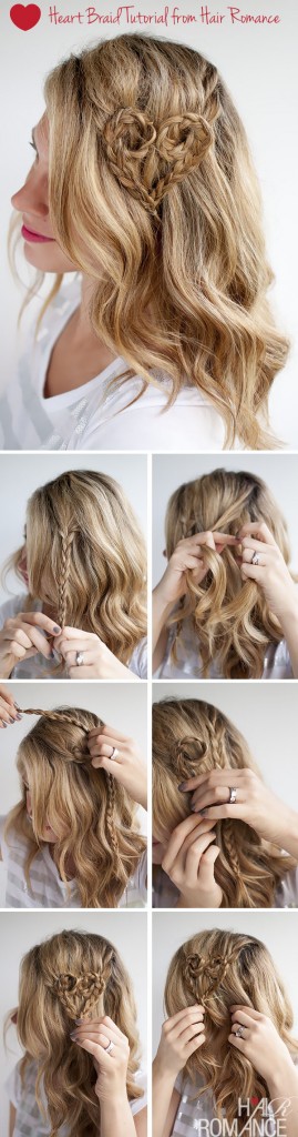 Heart Braided Hairstyle