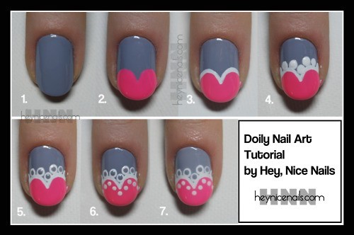 Heart Shape Nail Art