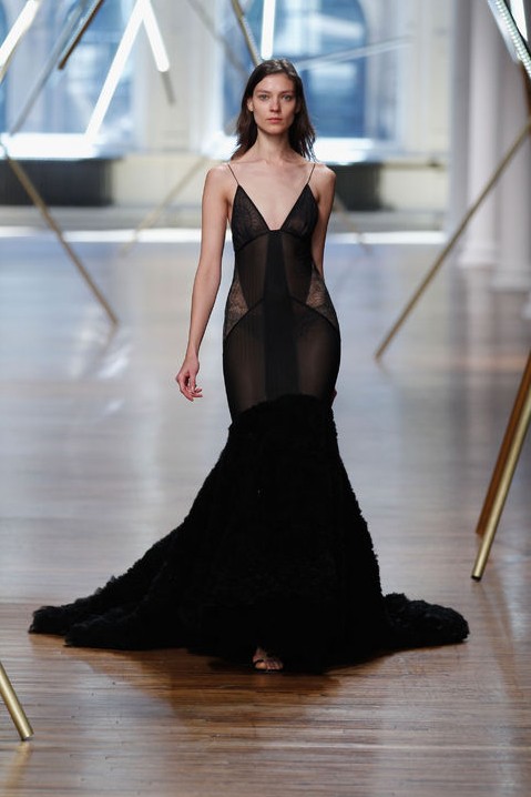 Jason Wu sheer paneled mermaid gown - 8 Stunning dresses we are most expected in 2014