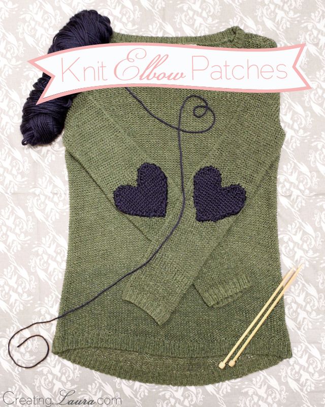 Knit Elbow Patches