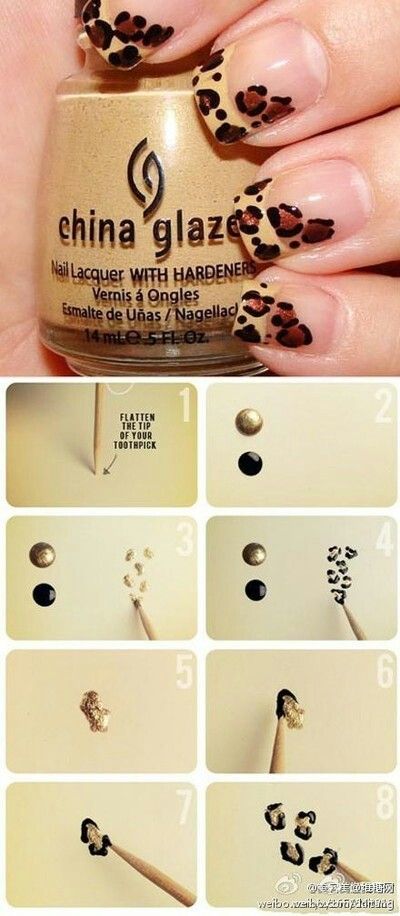 Leopard Nail Art