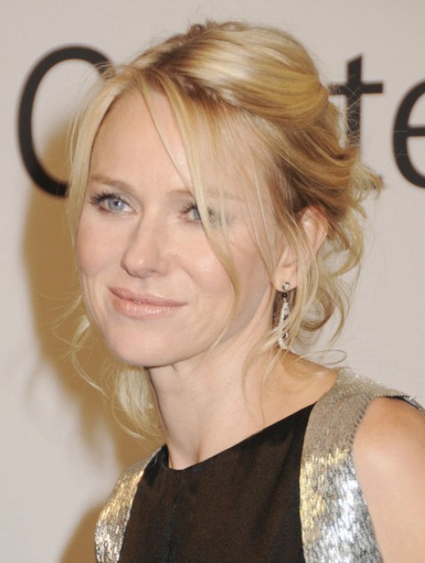 Naomi Watts Hairstyles: Bobby Pinned Updo