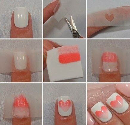 Ombre Heart Shape