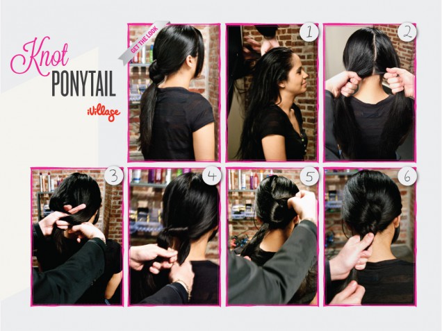 Ponytail with Knot