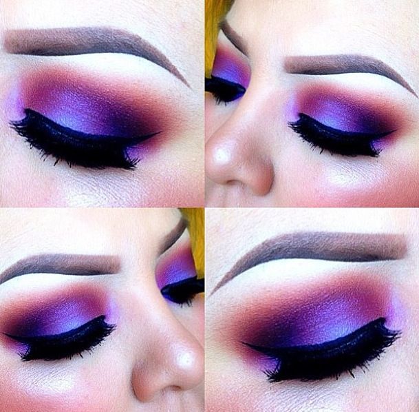 Purple Eye Makeup Looks