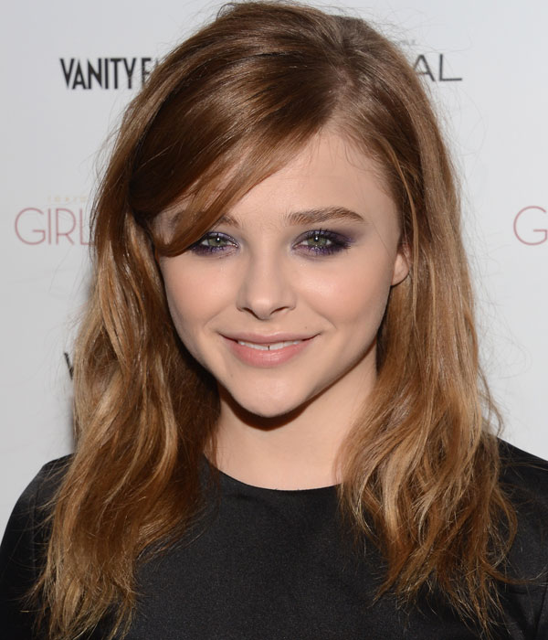 Purple Eye Makeup Looks: Chloe Moretz