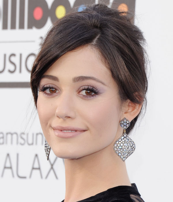 Purple Eye Makeup Looks: Emmy Rossum