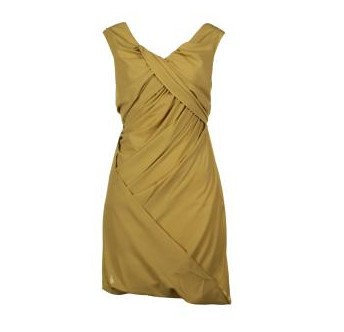 Religion Womens Ooze Mustard Yellow Sleeveless Dress