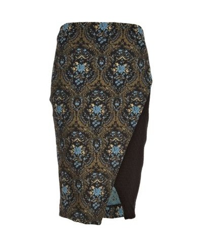 River Island luscious jarcard pencil skirt for work outfit