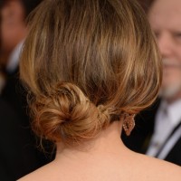 Romantic Lower Updo Hairstyles for Every Occasion: Julie Delpy Loose Bun