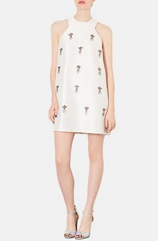 Shop The Golden Globe Style – Nordstorm White print shift dress