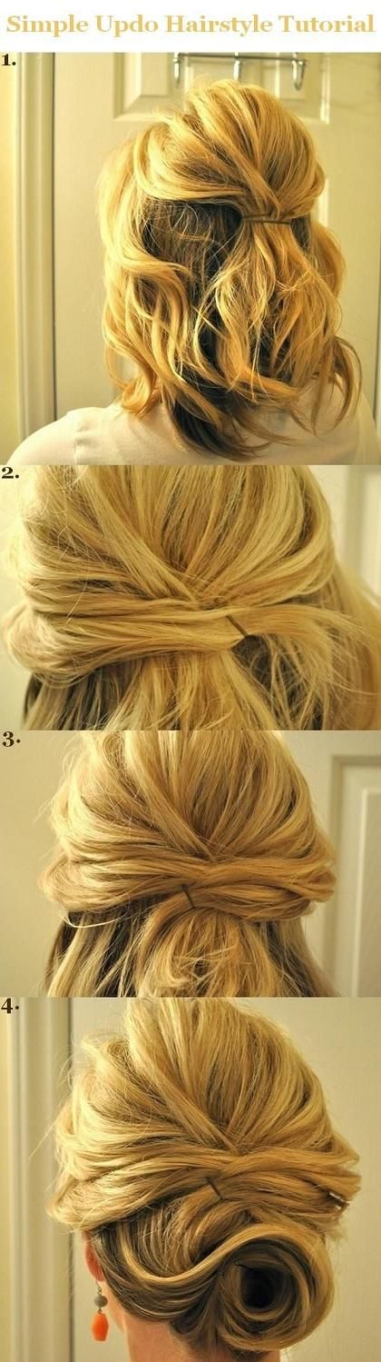 Simple Pinned up Hair