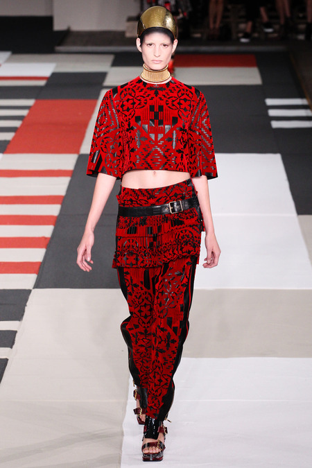 Wearing the Trendy Red: Alexander McQueen