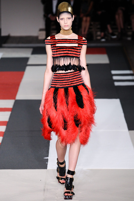 Wearing the Trendy Red: Alexander McQueen