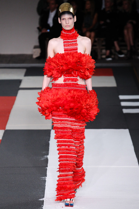 Wearing the Trendy Red: Alexander McQueen