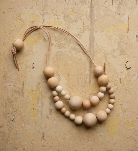 Wood Bead Necklace