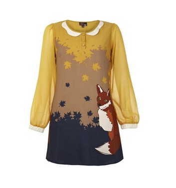 Yumi Portia dress, mustard yellow, long sleeves