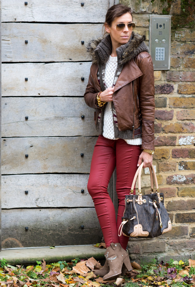 14 Ways to Wear Your Brown Jacket - Pretty Designs