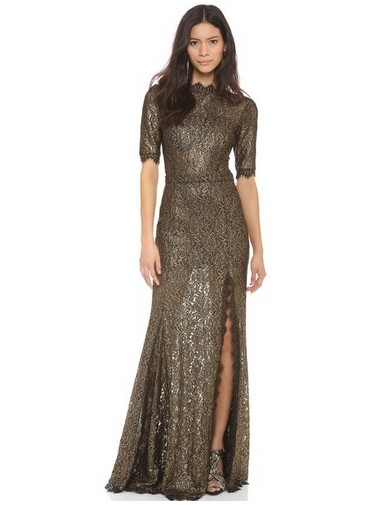 Badgley Mischka Sequined Dress