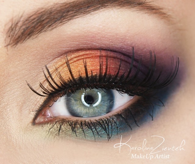 Best Eye Makeup Ideas for Blue Eyes: Amazing Rainbow