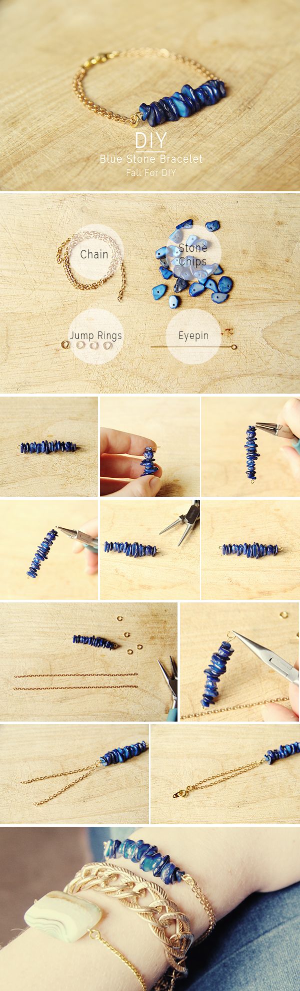 Blue Stone Bracelet