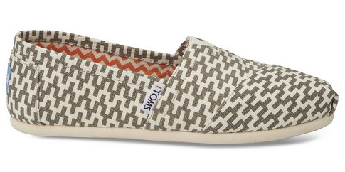 Bright Zig Zag TOMS x Jonathan Adler Women's Classics ($59)