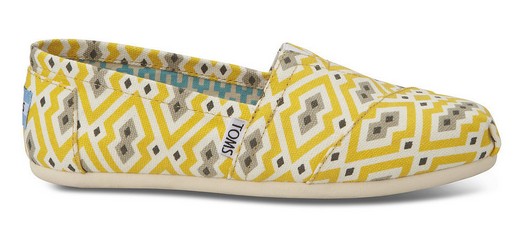 Bright Zig Zag TOMS x Jonathan Adler Women's Classics ($59)