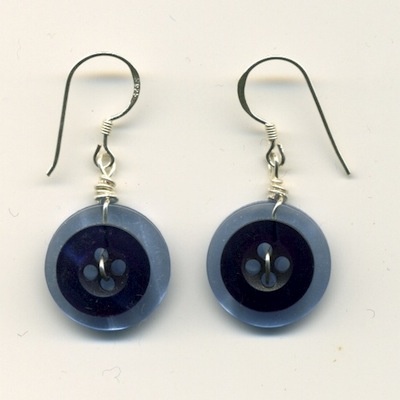 Button Earrings