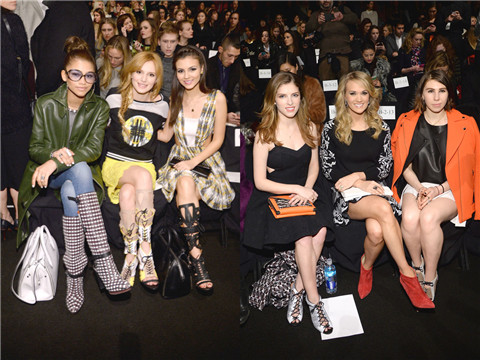 Celebrities At New York Fashion Week