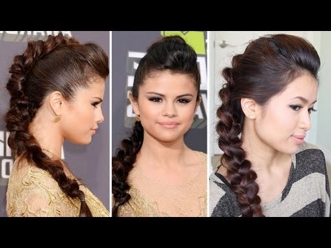 Celebrity-inspired Hairstyle: Selena Gomez-Mohawk Braid