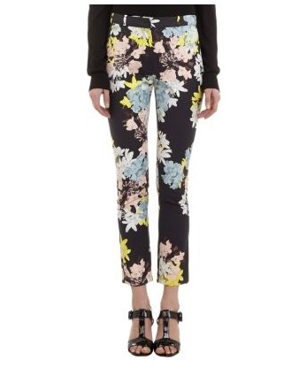 Erdem Cedar Park - Print Melinda Cigarette Pants