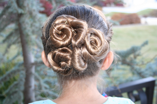 Flower Inspired Bun