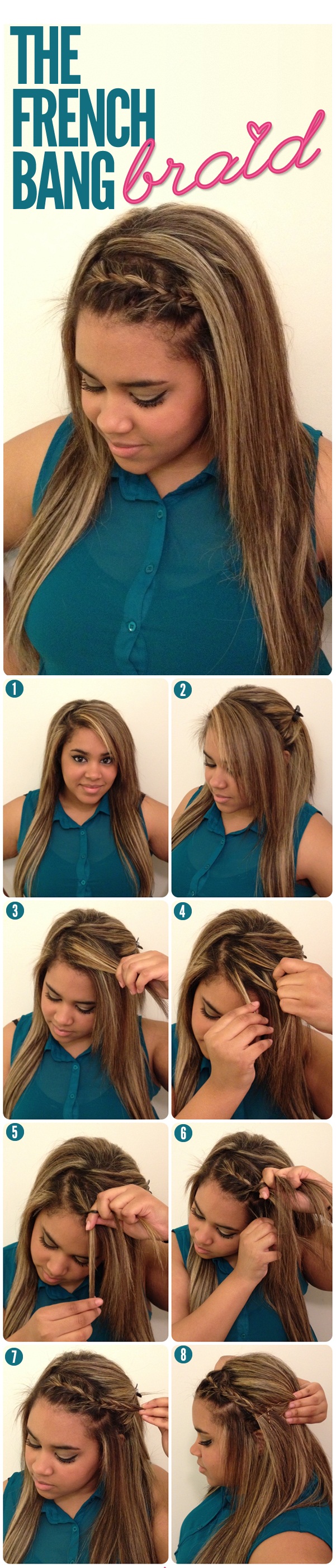 French Bang Braid