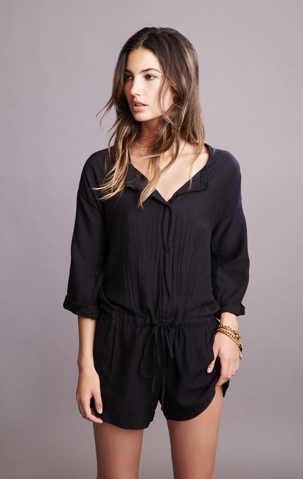 Lily Aldridge For Velvet Tracey Cotton-Sateen Romper ($178)