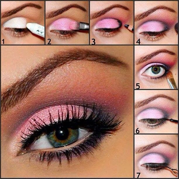 Lovely Pink Eye Makeup Tutorials