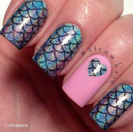 Nails with Glitters