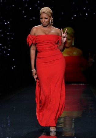 Nene Leakes' figure-hugging Dolce & Gabbana gown