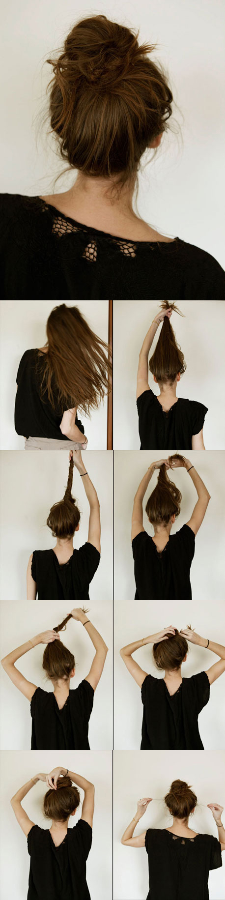 Oh-So-Simple Bun Hairstyles: Tutorials Messy Bun